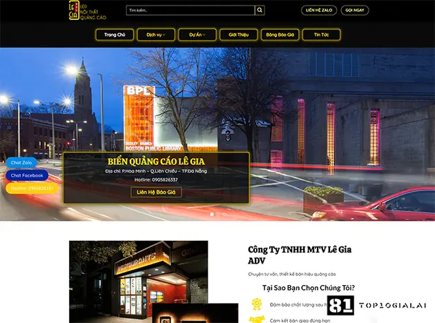 Thiết kế web gia lai chuyên nghiệp