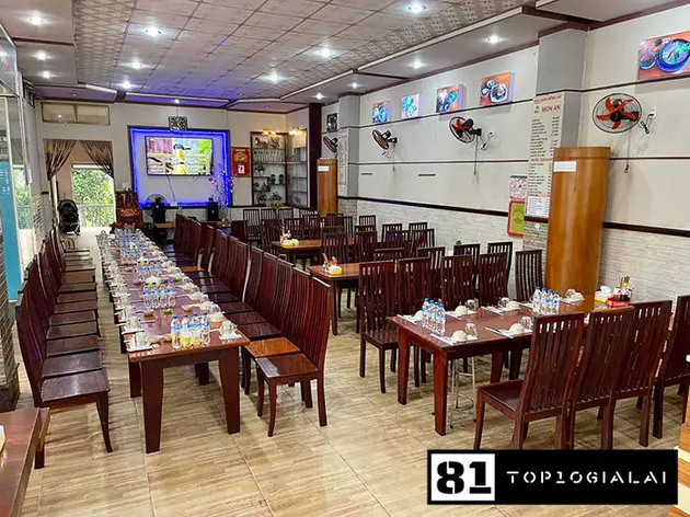 Không gian quán bê thu bồng lai gia lai