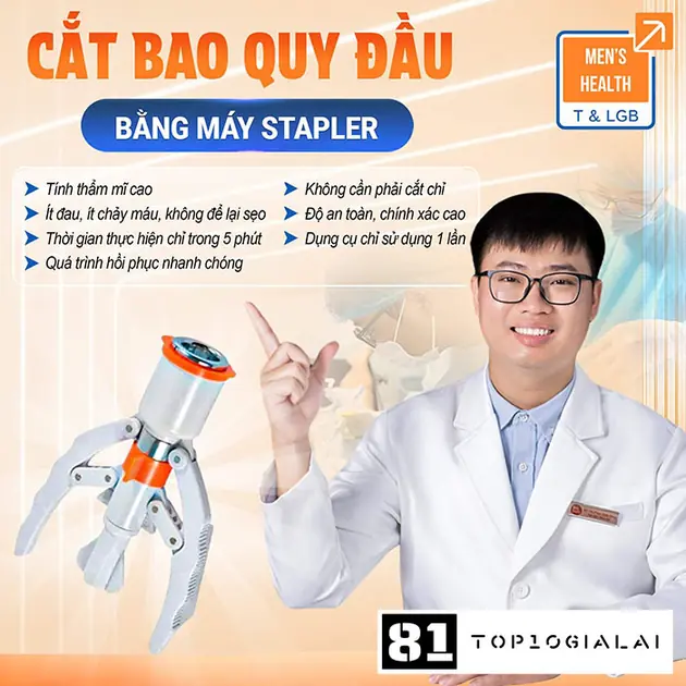 Cắt bao quy đầu Gia Lai