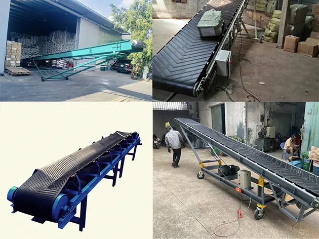 Cấu tạo băng tải cao su