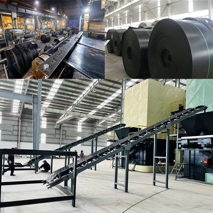 Các bộ phận của băng tải cao su